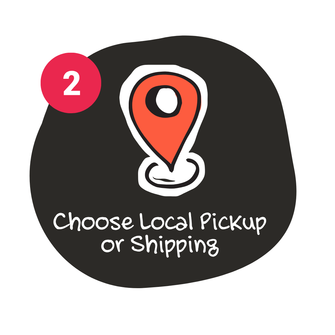 Local Pickup or shipping icon