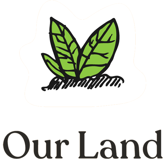 Our Land Icon with Grass