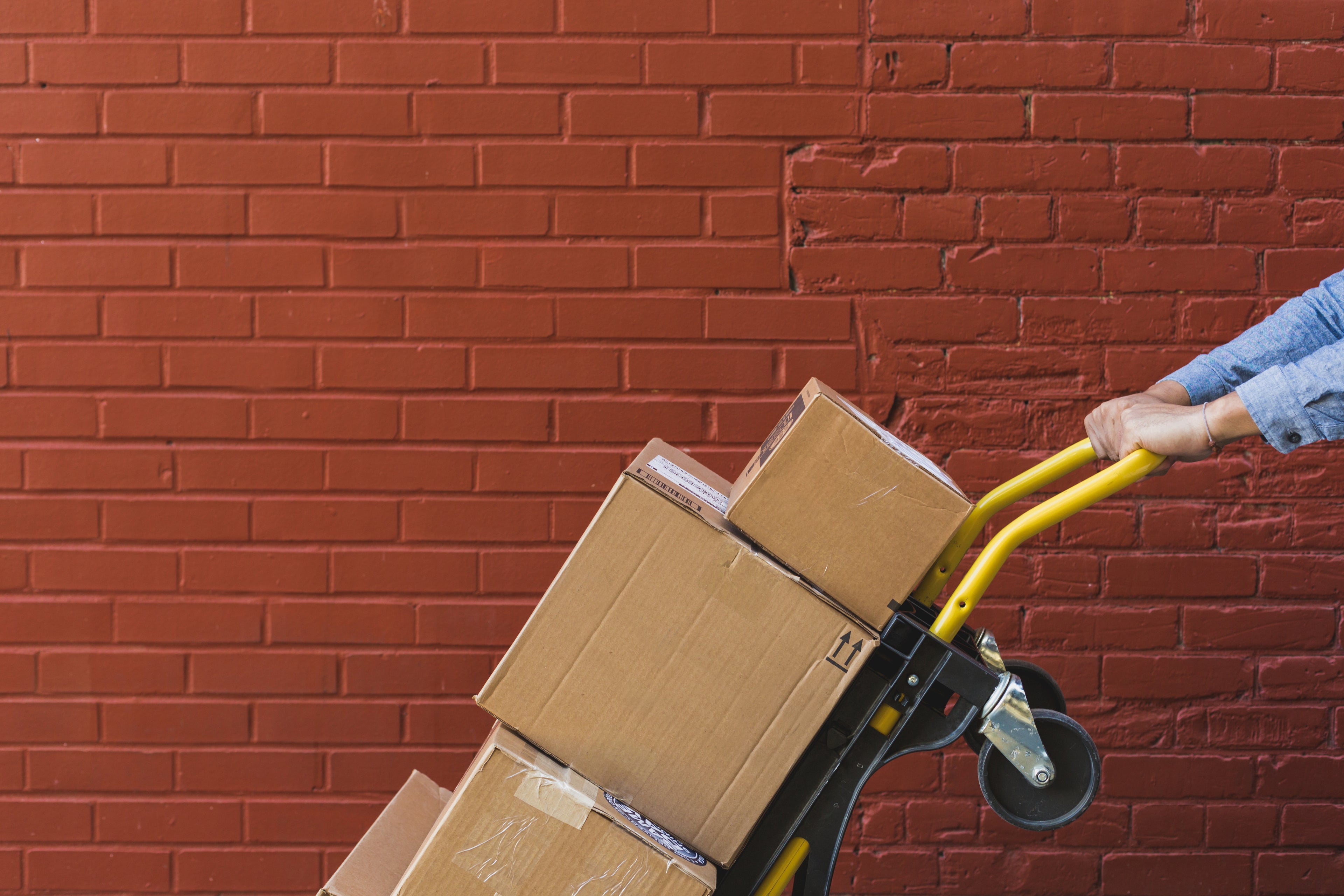Shipping boxes on the move