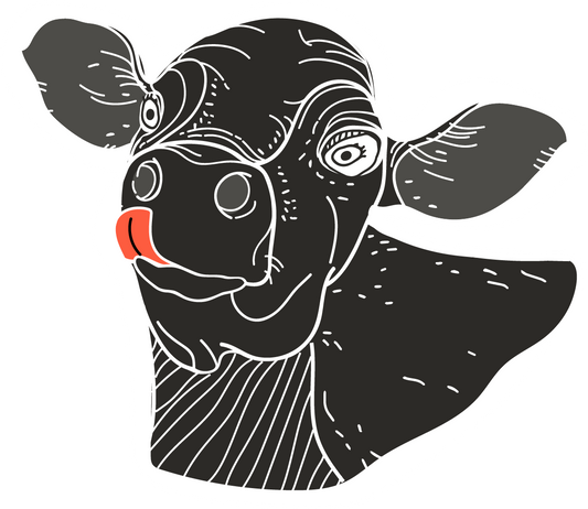Clover Farms Black Cow Icon