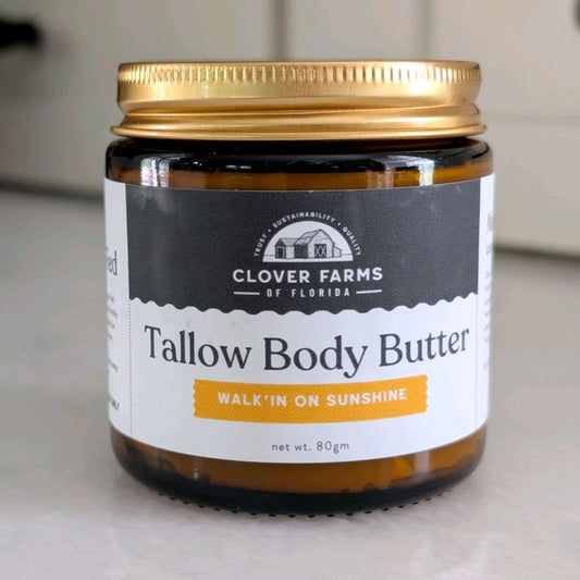 Walkin' On Sunshine, Grass-Fed Tallow Body Butter
