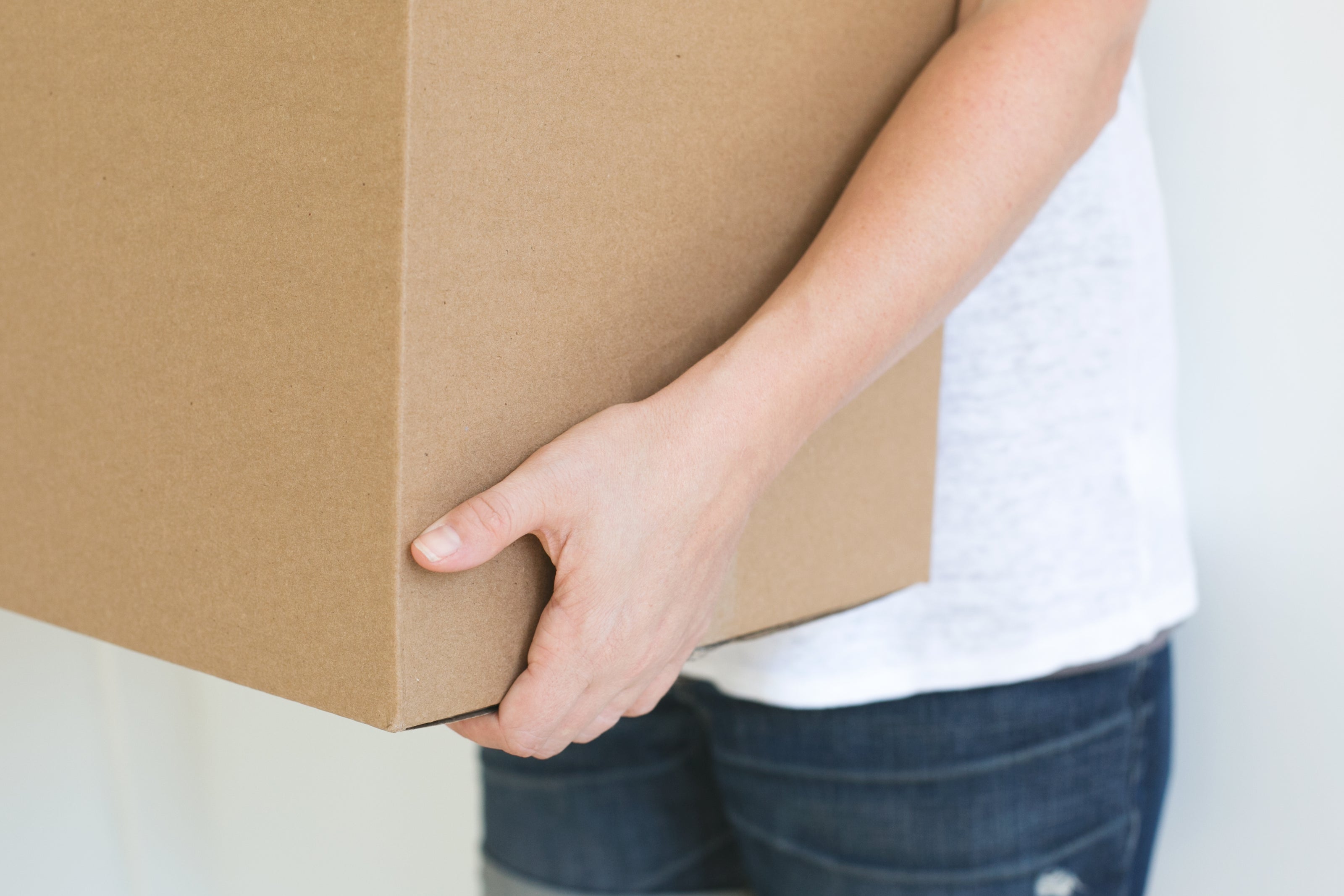 Box being delivered